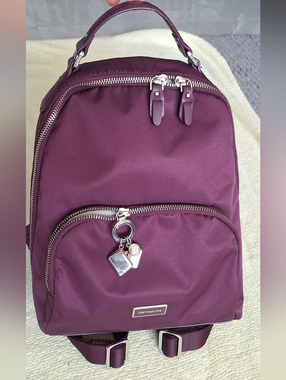 Samsonite Karissa Burgundy Woman Backpak . Small